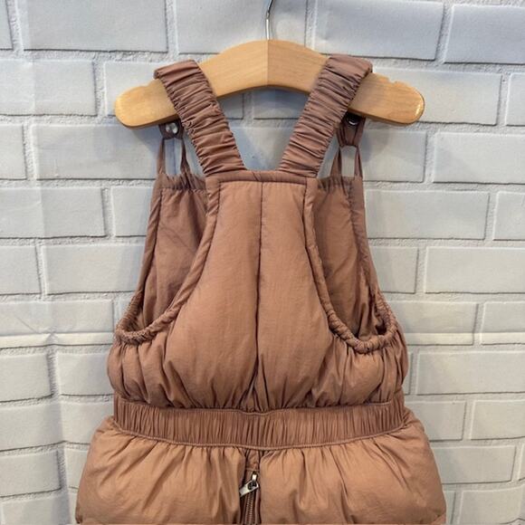 Toddler Girls 2-3T Snow Pants  Suit Winter Clothes Mauve Pink Zip-up Adjustable - Picture 6 of 9